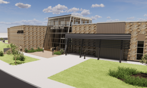 Mvskoke Memorial Hall Exterior Mvskoke Memorial Hall - Coming in 2026/2027