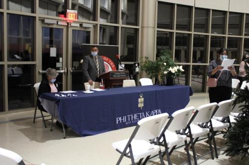 PTK Induction Ceremony 21 1